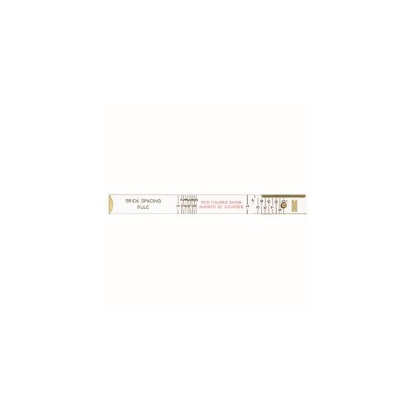 Bon 11-463 Rule, Wood, Brick Spacing, 6 Foot